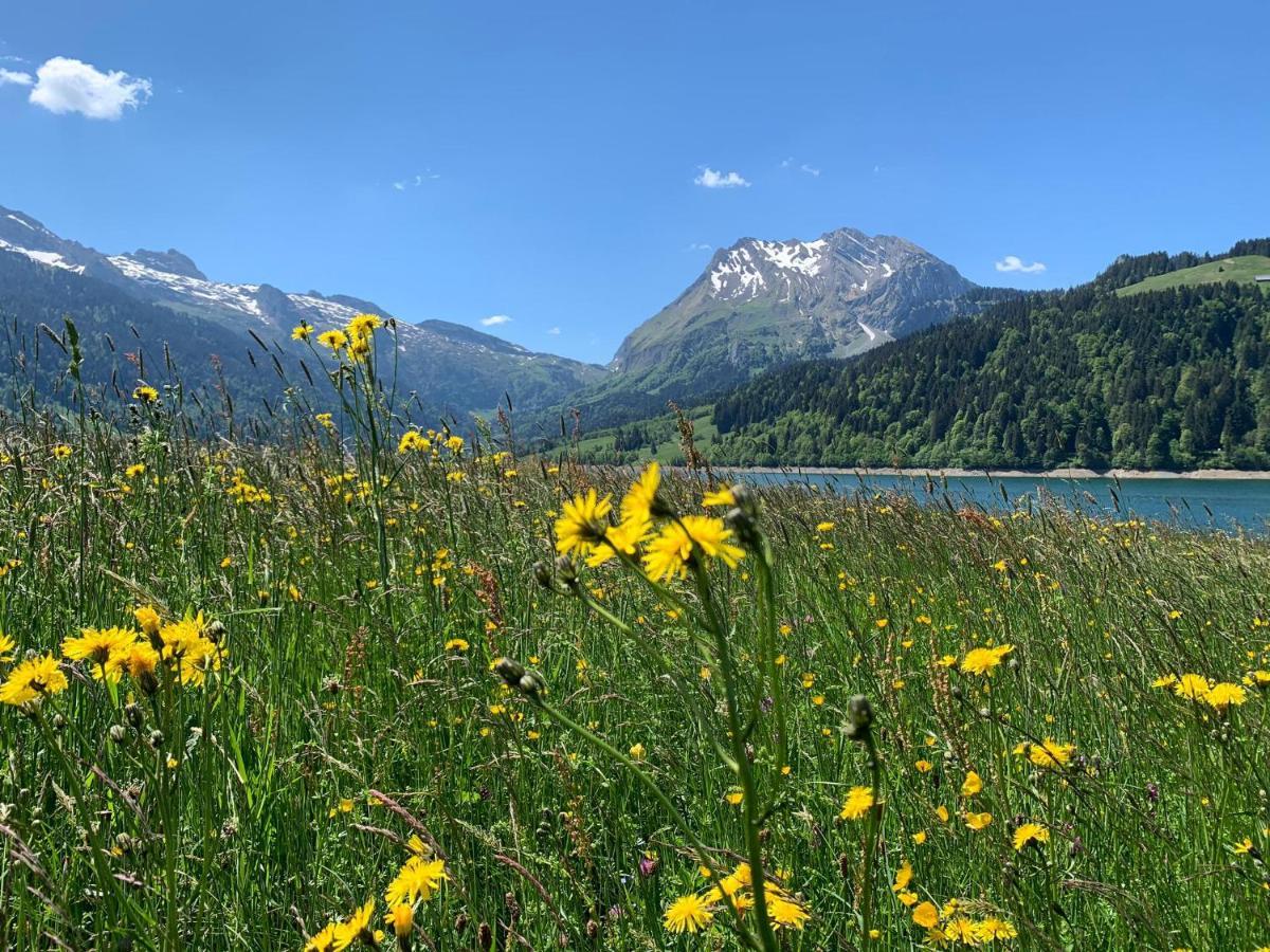 Fischers Lodge Innerthal Bagian luar foto