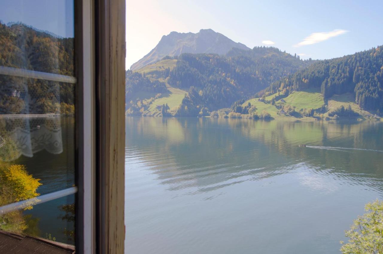 Fischers Lodge Innerthal Bagian luar foto