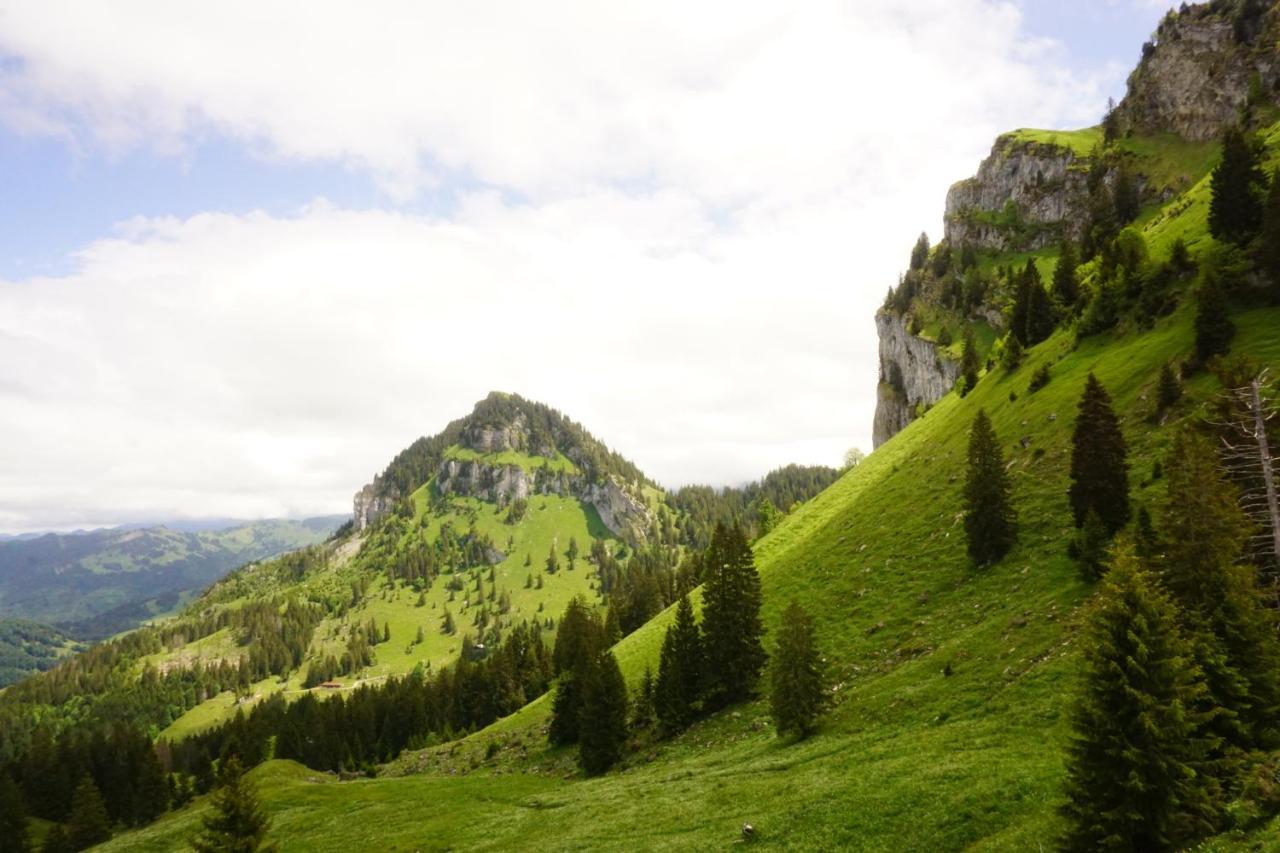 Fischers Lodge Innerthal Bagian luar foto